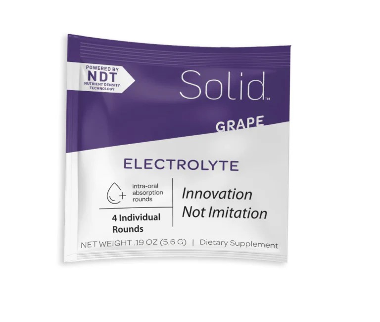 SOLID.H® Solid Hydration Electrolyte Tablets, Grape - Image 4