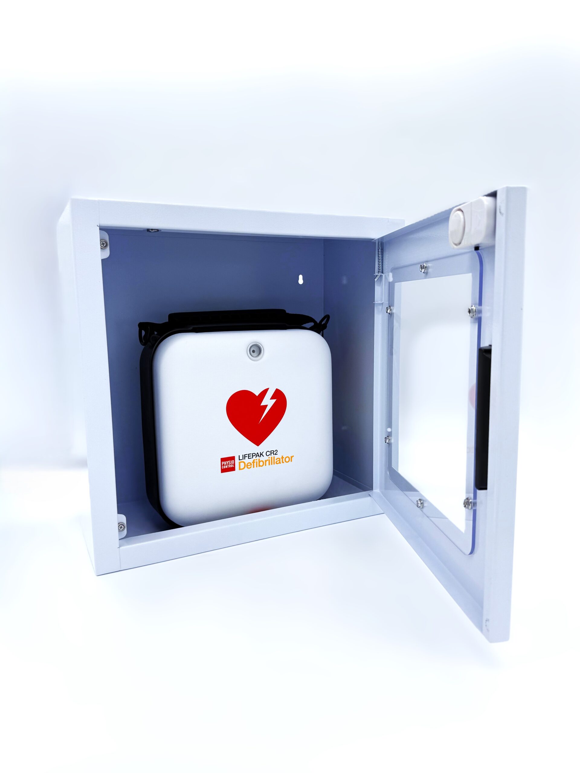 LIFEPAK® CR2 Wifi Full-Auto AED in Carrying Bag with Cabinet (English/Spanish) - Image 2