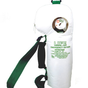 LIFE® SoftPac® Emergency Oxygen Unit, 40-Minute, Variable Flow 0–25 LPM + 12 LPM (EMT Model), Portable