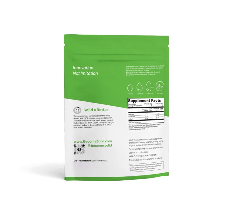 SOLID.H® Solid Hydration Electrolytes, Lemon-Lime - Image 2