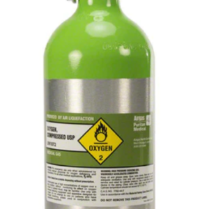 LIFE® OxygenPac® Replacement Oxygen Cylinder, 90-Minute (M20, 566 L), Wall Mount