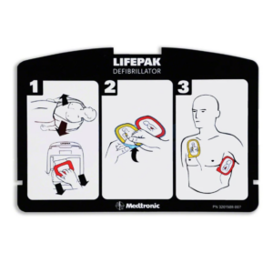LIFEPAK® Quik Reference Instruction Card for AED & CPR