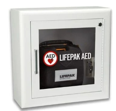 Stryker® Surface-Mount AED Cabinet with Audible Alarm (White)