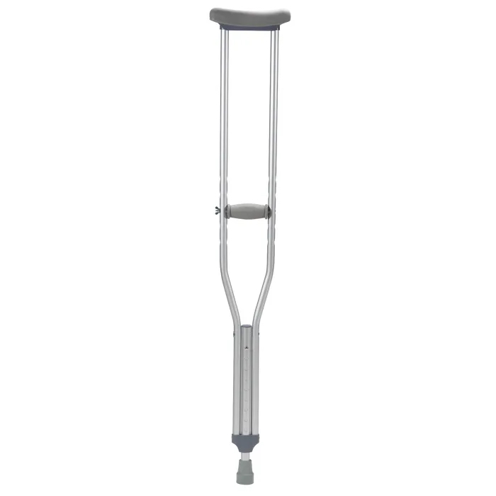 Dynarex Aluminum Crutches, Adult, 1 Pair
