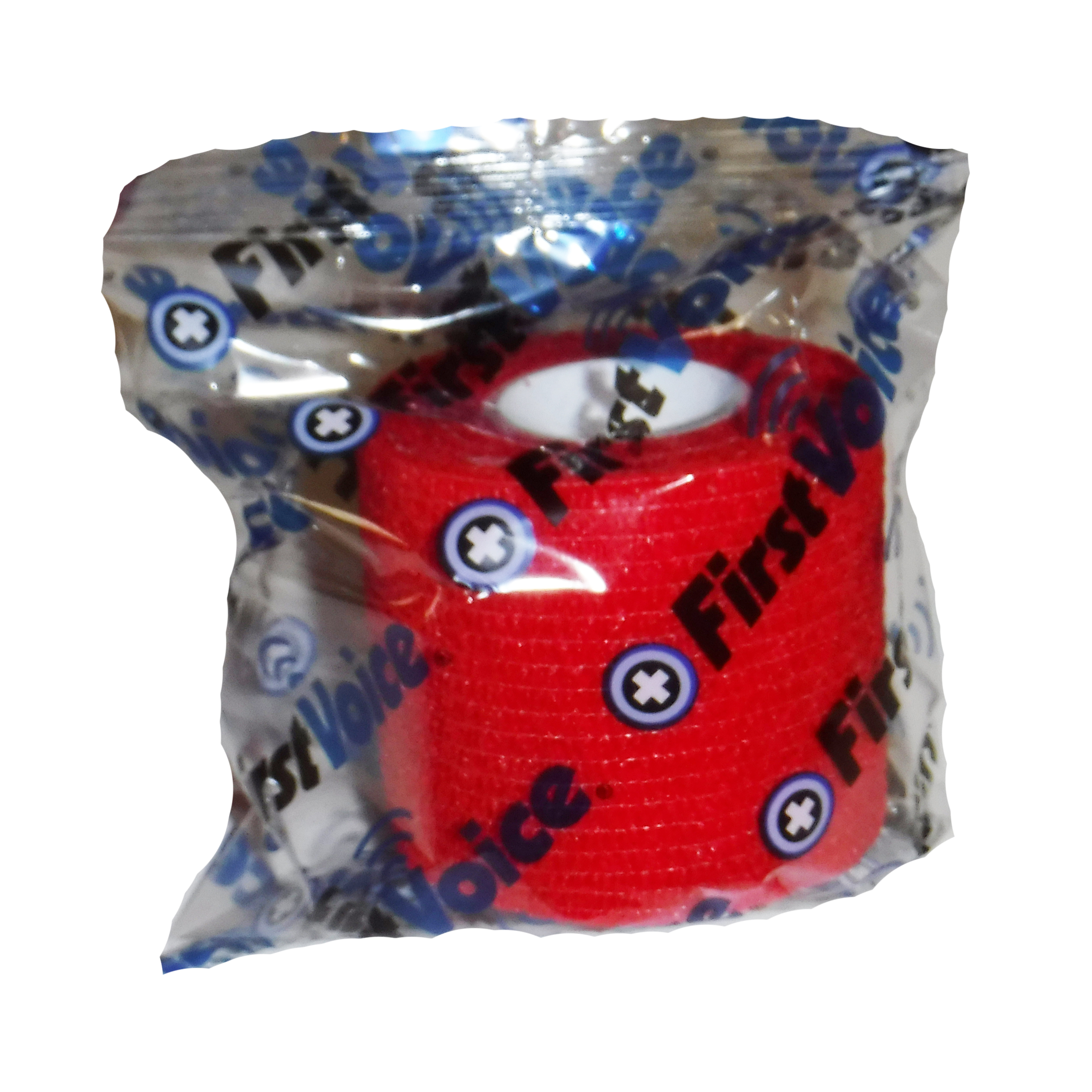First Voice® Non-Latex Self-Adherent Wrap, 2" x 5 yds True Red