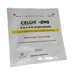 CELOX™ EMS 4"x4" Gauze