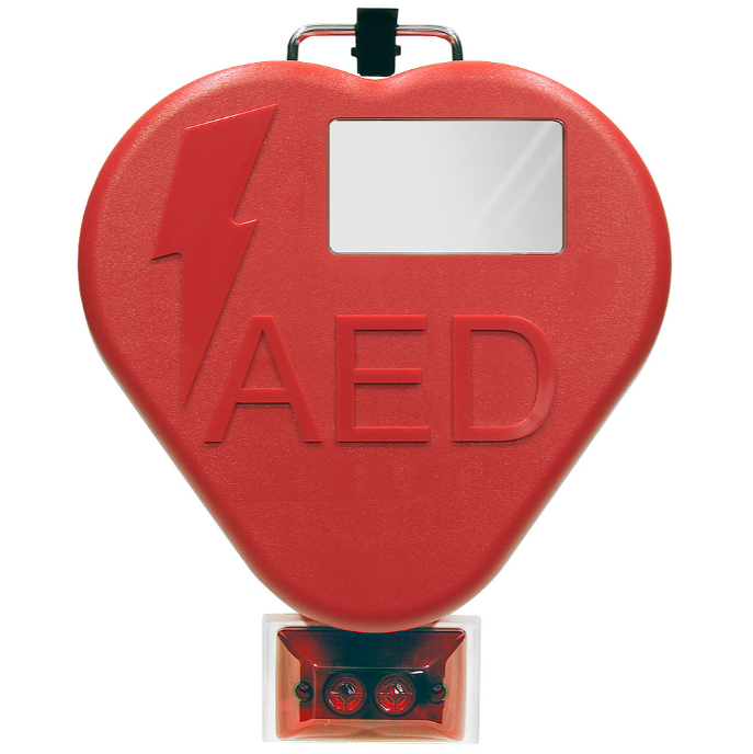 HeartCase Injection Molded Rugged Water & Dust Resistant Outdoor AED Storage Cabinet w/Alarm - Image 2