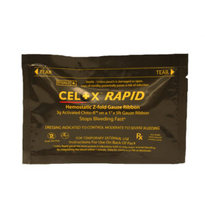 CELOX™ RAPID Ribbon 1" x 5 Feet Z Folded Gauze Package