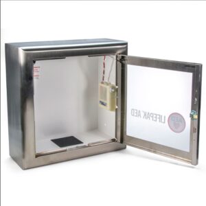 Stryker® Surface-Mount AED Cabinet with Audible Alarm (Stainless)
