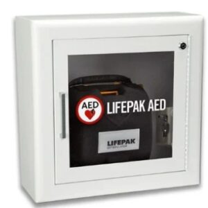 Stryker® Surface-Mount AED Cabinet with Audible Alarm (White)