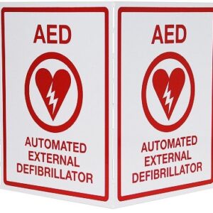 First Voice® 3D AED Wall Sign (Metal)