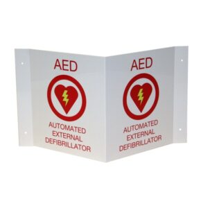 First Voice® 3D AED Wall Sign (Plastic)