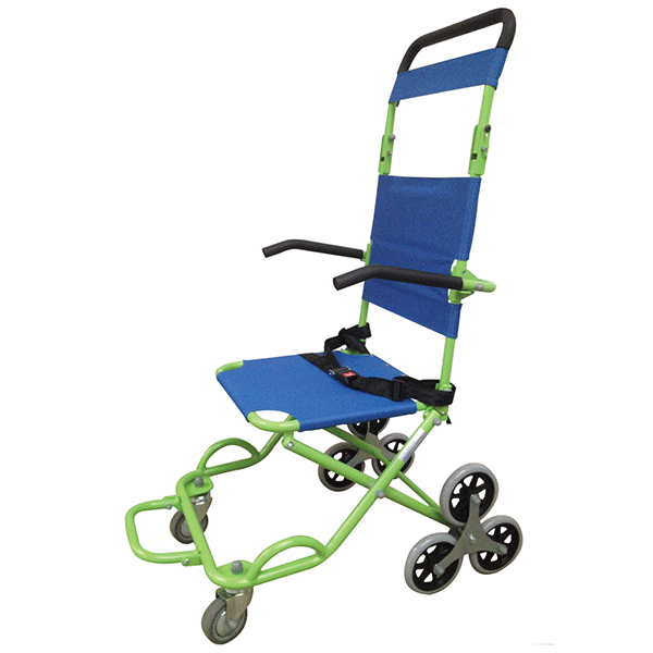Evacusafe® Light Duty 3 Wheel Transport Chair, 200lb Capacity