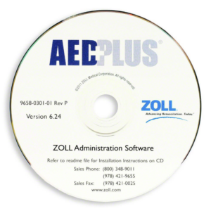 ZOLL AED Plus Administration Software, CD-ROM