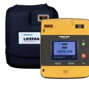 LIFEPAK® 1000 ECG Display AED Standard Setup with Carry Case