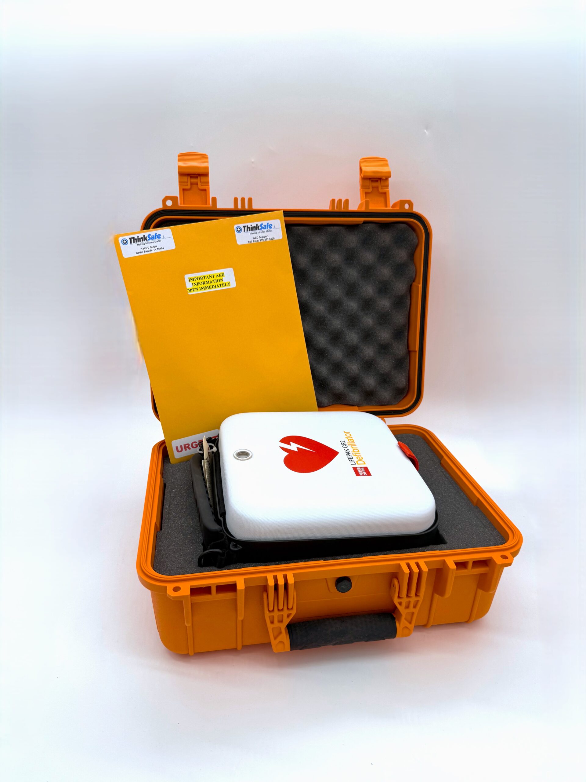 LIFEPAK® CR2 Wifi Full-Auto AED Pkg in Carrying Bag