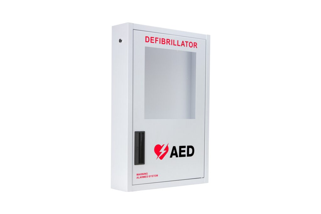 First Voice® ADA Compliant AED Cabinet with Alarm