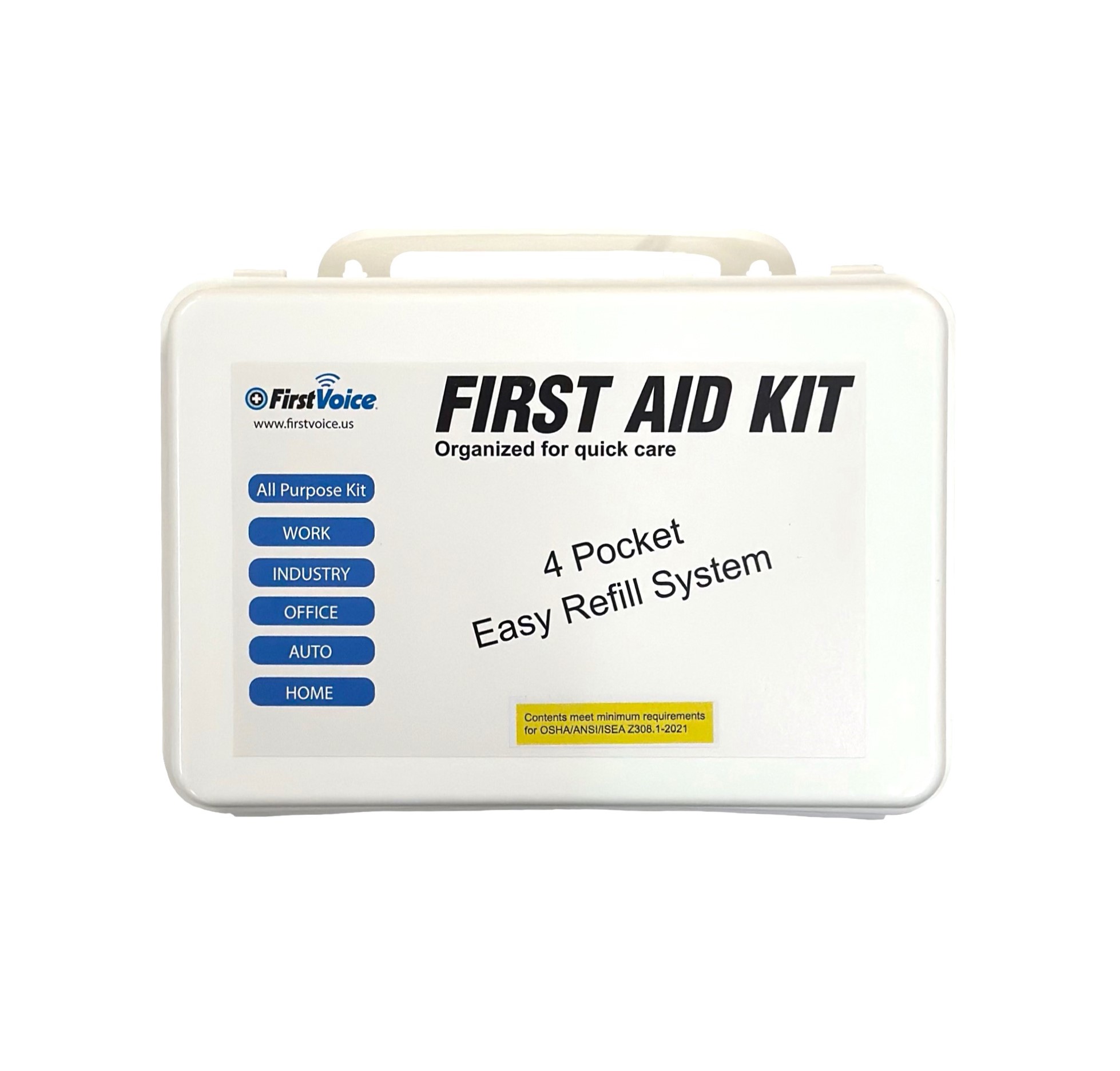 First Voice® ANSI Compliant Class A First Aid Go Kit (10-25 ppl)