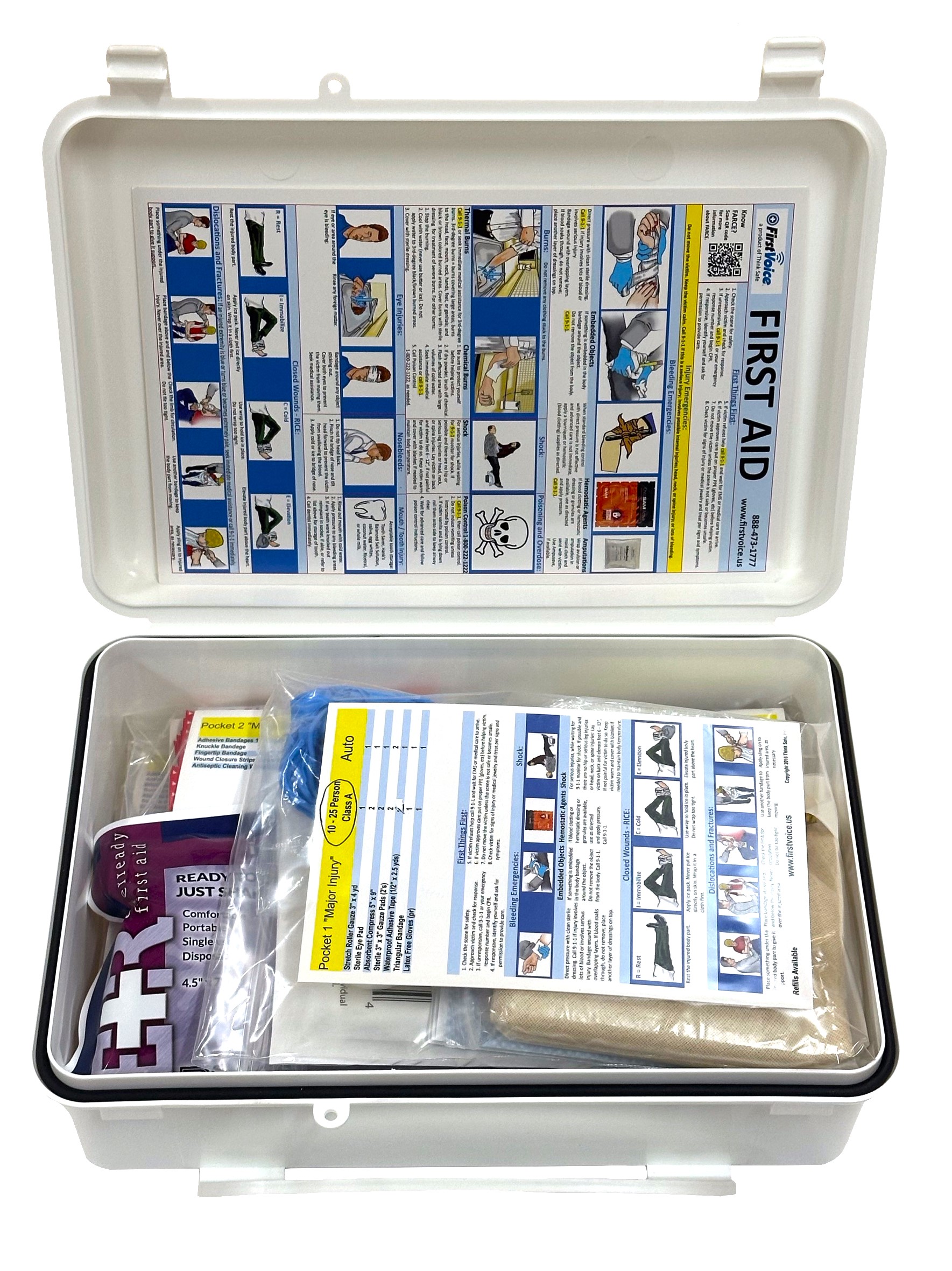 First Voice® ANSI Compliant Class A First Aid Go Kit (10-25 ppl) - Image 2