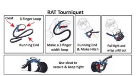 First Voice® Active Shooter Trauma Kit with RAT® Tourniquet, Poly Bag - Image 2