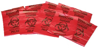 First Voice® Red Biohazard Bags, 7-10 Gal (10 Pk) - Image 2