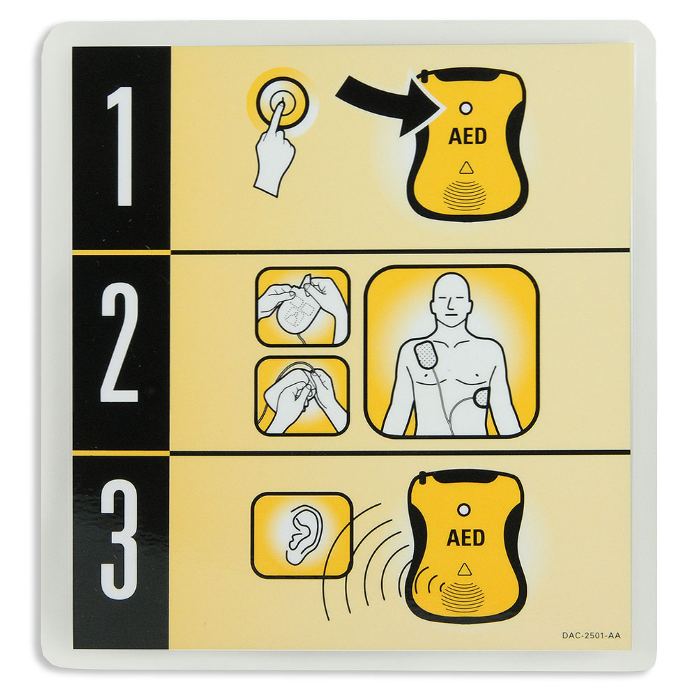Defibtech Quick Start Card for DDU-2000 series AED