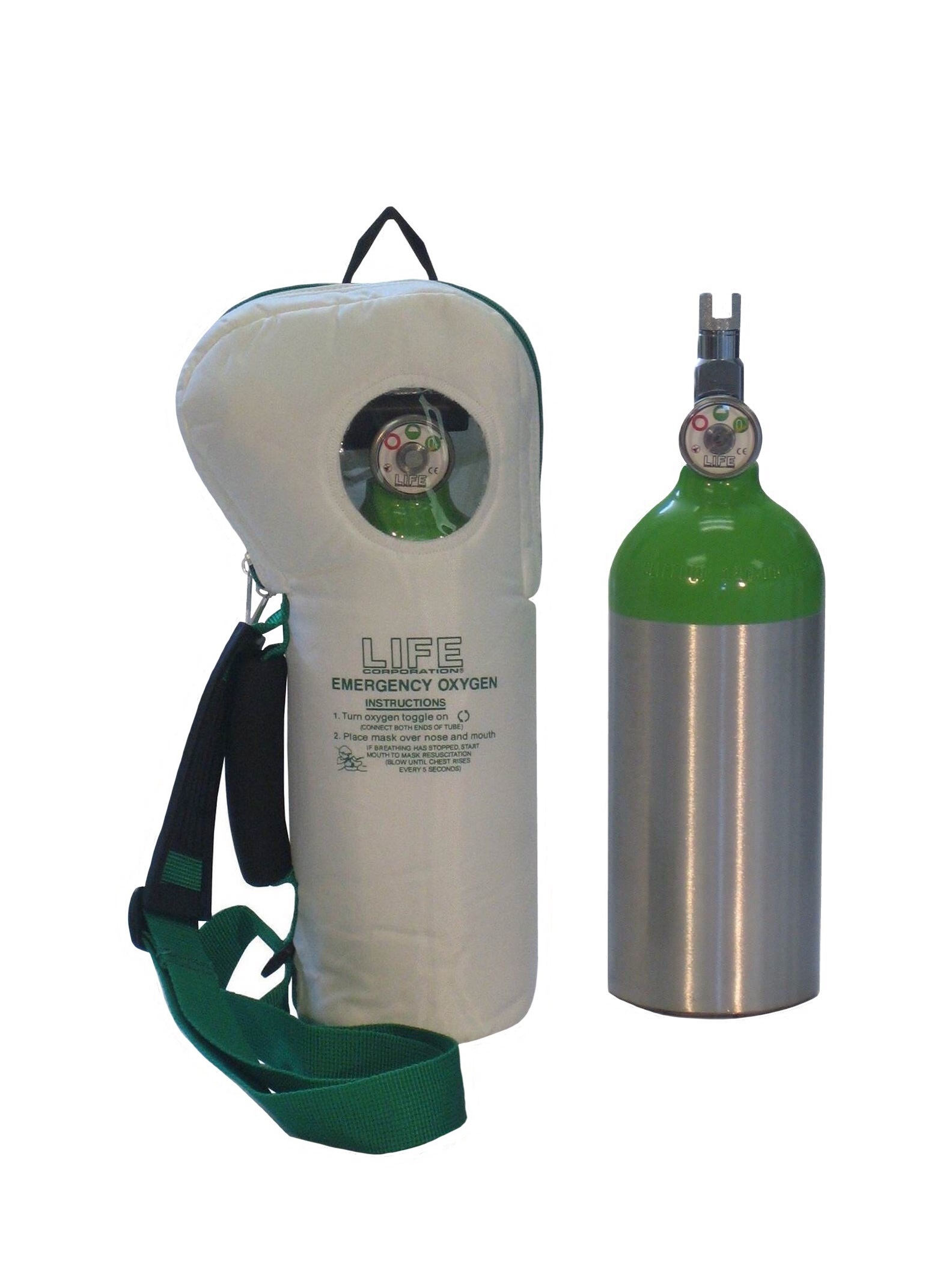 LIFE® SoftPac® Portable Emergency Oxygen Unit, 40-Minute, Fixed Flow (6 & 12 LPM)