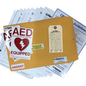 HeartSine Samaritan 350P Semi-Auto AED with Alarmed Cabinet & Medical Direction