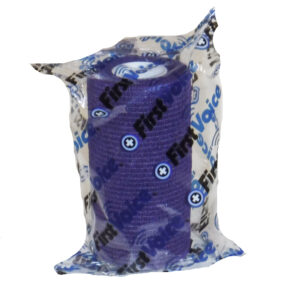 First Voice® Non-Latex Self-Adherent Wrap, 4" x 5 yds Dark Purple