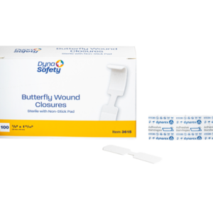 First Voice® Sterile Butterfly Wound Closure Strips,  3/8" x 1 13/16" (500 Pk)