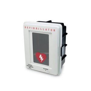 First Voice® Plastic Weather Resistant Wall Mount AED Cabinet w/Alarm