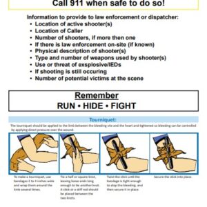 First Voice® Active Shooter Trauma Kit in Polybag (1 person)