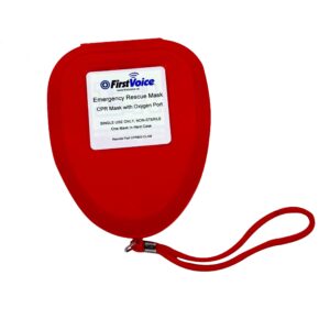 First Voice® CPR Mask w/Replaceable Valve in Clamshell Case (1 ea)