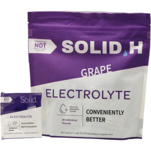 SOLID.H® Solid Hydration Electrolyte Tablets, Grape
