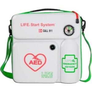 LIFE® StartSystem Emergency Oxygen Unit in Portable AED Case (fits HeartStart OnSite AED, not included)