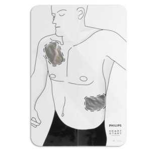 Philips AED Adult Pad Placement Guide