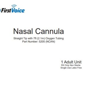 First Voice® Adult Nasal Cannula with 7ft of tubing (1 each)